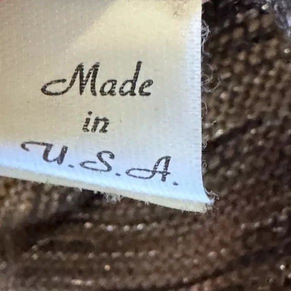 Vintage Peter Lai Cardigan Sweater M Art To Wear Designer Silver Brown Knit Boho - Picture 11 of 11